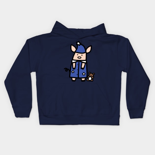 Pamajamas Piggy Kids Hoodie by saradaboru